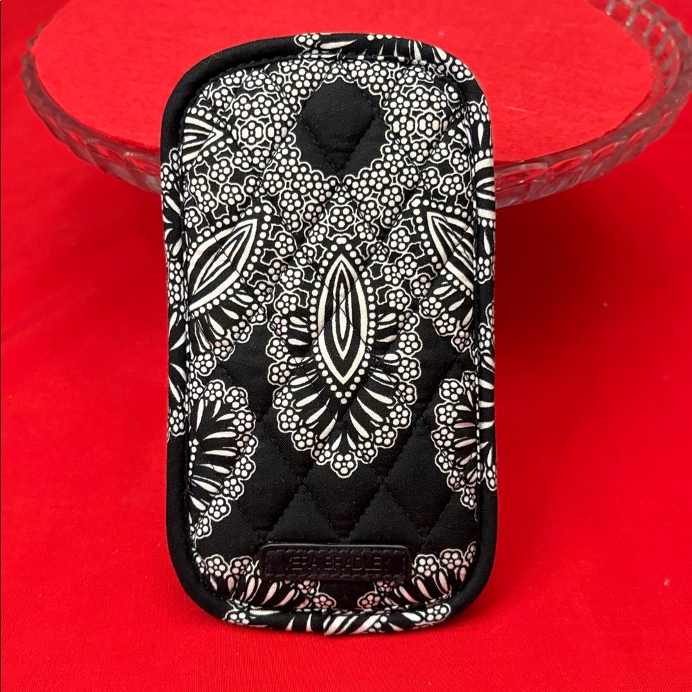 Vera Bradley Black & White Quilted Eyeglass Case